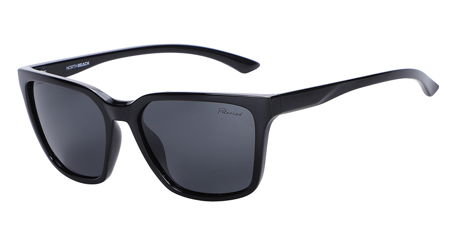 North Beach Outer Black Grey Polarised