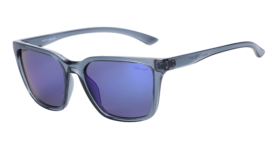 North Beach Outer Xtal Grey Blue Mirror Polarised