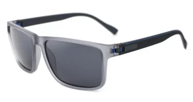 North Beach Clipper Satin Black Grey Polarised