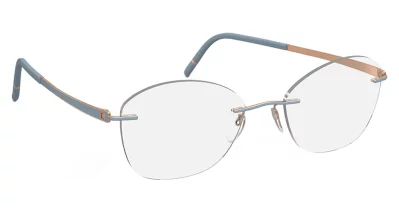 5529|EU 3620 53-19 rose gold shiny with blue-grey 140mm