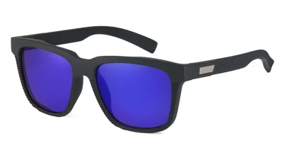 BB Style Lost Satin Black Blue Mirror Polarised