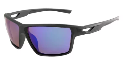 BB Style Veldor Satin Black Blue Green Mirror Polarised