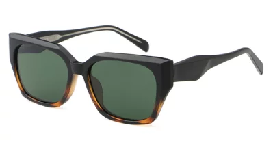 BB Style Gaze Black Tort Green Polarised