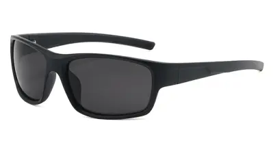 BB Style Spin Satin Black Grey Polarised