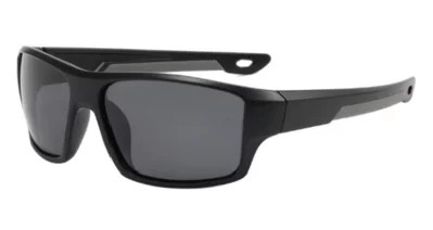 Pacific Monster Satin Black Grey Polarised