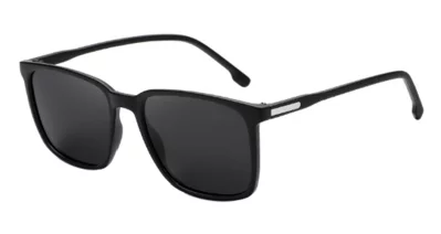 Pacific Bazel Satin Black Grey Polarised