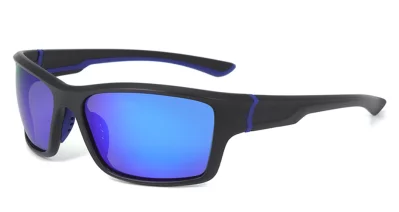 Pacific Vext Satin Black Blue Mirror Polarised