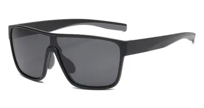 Pacific Snoz Satin Black Grey Polarised