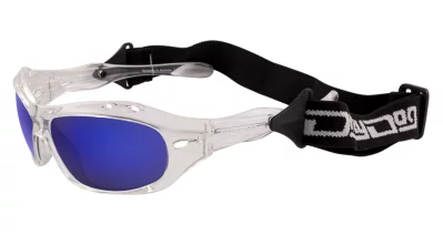 DD Wetglass Curl II-Crystal-Grey|Blue Mirror Polarised