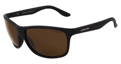 DD Quench- Satin Black - Brown Polarised 